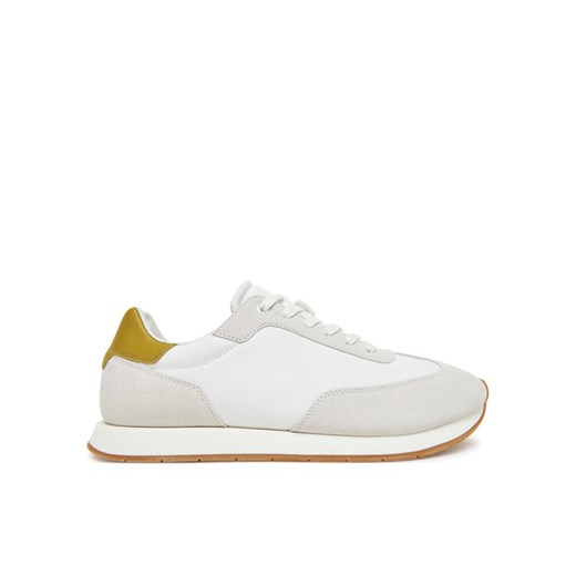 Sneakersy Calvin Klein Low Prof Runn Laceup Cv Mix HM0HM01723 Biały ze sklepu eobuwie.pl w kategorii Buty sportowe męskie - zdjęcie 182095473