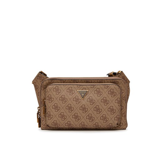 Saszetka nerka Guess MIlano HMMILO P5214 Brązowy ze sklepu eobuwie.pl w kategorii Torby męskie - zdjęcie 182095560