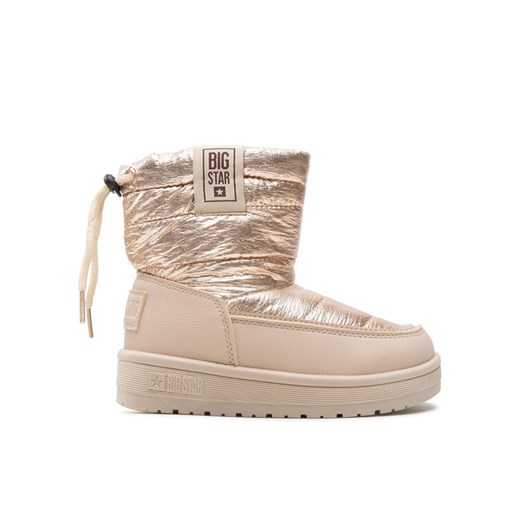 Śniegowce Big Star Shoes KK374221 Beżowy ze sklepu eobuwie.pl w kategorii Buty zimowe dziecięce - zdjęcie 182095583