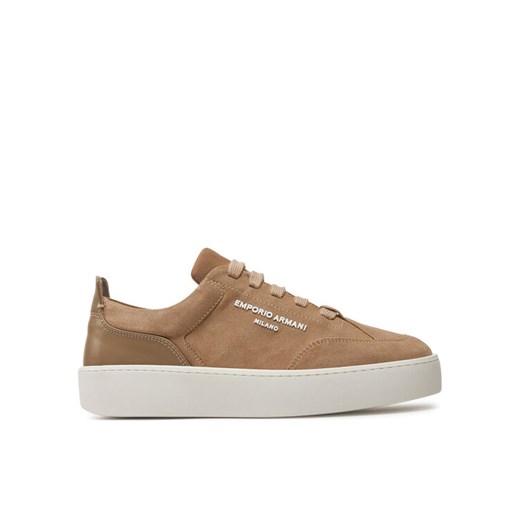 Sneakersy Emporio Armani X3X207 XR158 00085 Brązowy Emporio Armani 35 eobuwie.pl
