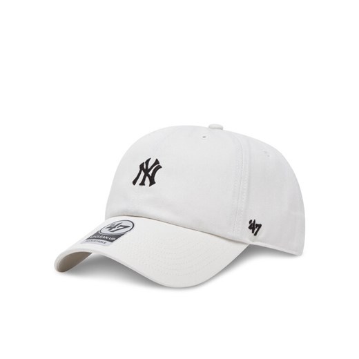 Czapka z daszkiem 47 Brand MLB New York YankeesFoundation ’47 CLEAN UP B-FNDTN17GWS Biały ze sklepu eobuwie.pl w kategorii Czapki z daszkiem damskie - zdjęcie 182095813