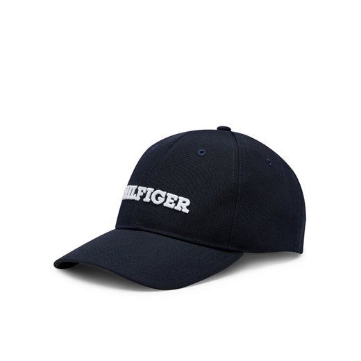 Czapka z daszkiem Tommy Hilfiger Monotype AM0AM12043 Granatowy ze sklepu eobuwie.pl w kategorii Czapki z daszkiem męskie - zdjęcie 182095894