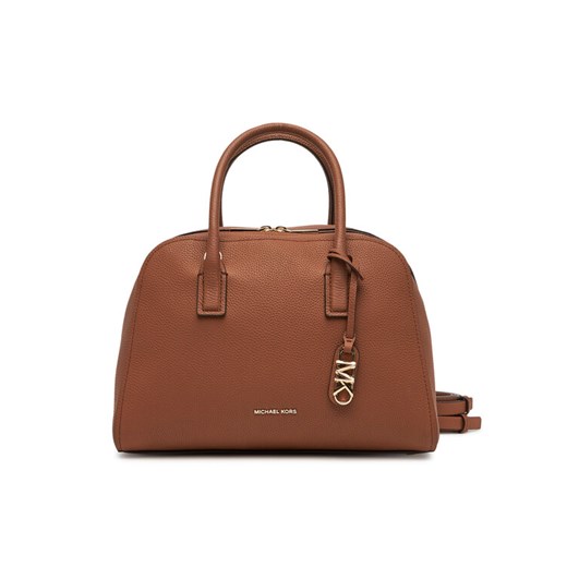 Torebka MICHAEL Michael Kors 30S5G9QS6L Brązowy ze sklepu eobuwie.pl w kategorii Kuferki - zdjęcie 182095930