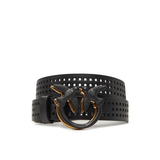 Pasek Damski PINKO Love Berry H3 Belt PE 25 PLT01 100125 A11W Czarny ze sklepu eobuwie.pl w kategorii Paski damskie - zdjęcie 182095942