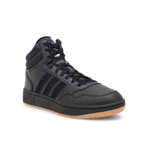 Sneakersy adidas HOOPS 3.0 MID GY4745 Czarny ze sklepu eobuwie.pl w kategorii Buty sportowe męskie - zdjęcie 182095991