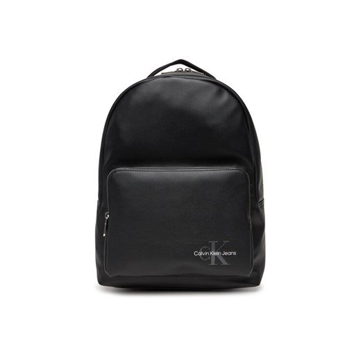 Plecak Calvin Klein Jeans Mono Logo Backpack 40 LV04G3042G Czarny ze sklepu eobuwie.pl w kategorii Plecaki - zdjęcie 182096262