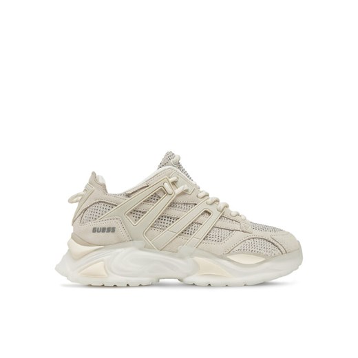 Sneakersy Guess FLPBLL SUE12 Beżowy ze sklepu eobuwie.pl w kategorii Buty sportowe damskie - zdjęcie 182096292