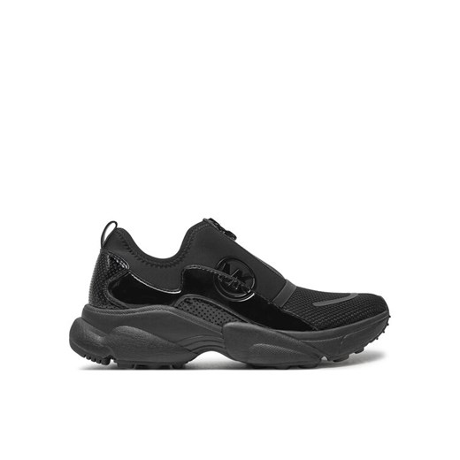 Sneakersy MICHAEL Michael Kors Sami Zip Trainer 43R5SAFSBD Czarny ze sklepu eobuwie.pl w kategorii Buty sportowe damskie - zdjęcie 182096400