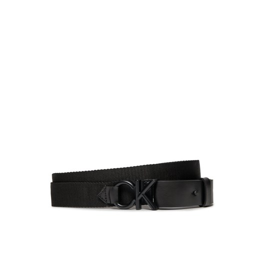Pasek Męski Calvin Klein Ck Metal Minimal Webbing 30Mm K50K511566 Czarny ze sklepu eobuwie.pl w kategorii Paski męskie - zdjęcie 182096420
