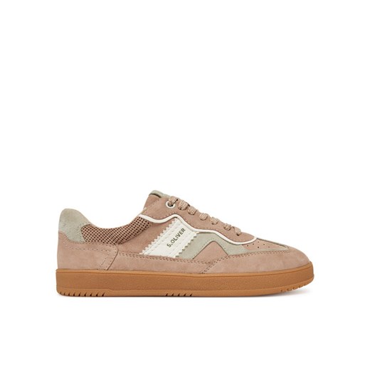 Sneakersy s.Oliver 5-23616-44 Beżowy ze sklepu eobuwie.pl w kategorii Buty sportowe damskie - zdjęcie 182096642