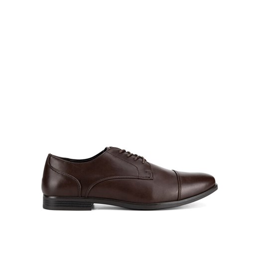 Półbuty Lanetti MYL8520-2 Brązowy ze sklepu eobuwie.pl w kategorii Buty eleganckie męskie - zdjęcie 182096674