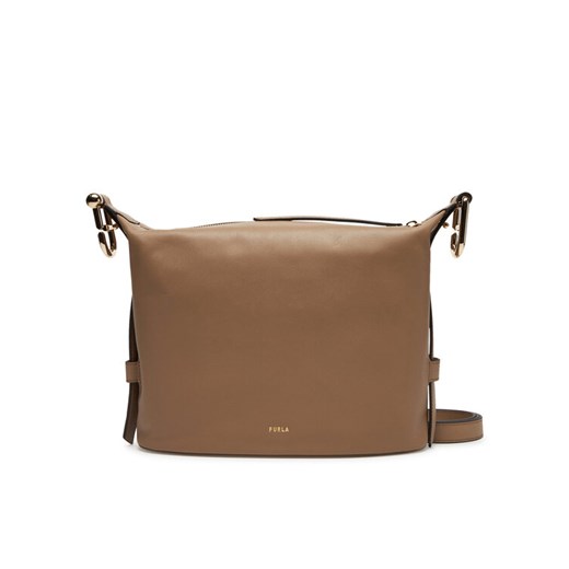 Torebka Furla Nuvola  WB01656 BX2045 1257S Brązowy ze sklepu eobuwie.pl w kategorii Listonoszki - zdjęcie 182096693