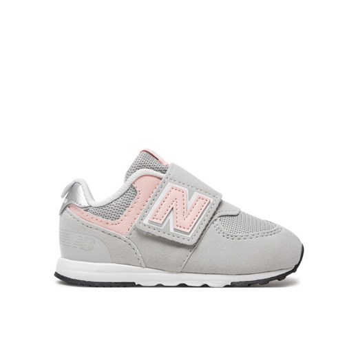 Sneakersy New Balance NW574PK Szary ze sklepu eobuwie.pl w kategorii Buty sportowe dziecięce - zdjęcie 182096732