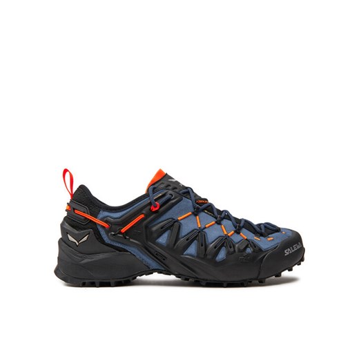 Trekkingi Salewa Ms Wildfire Edge Gtx GORE-TEX 61375-8669 Granatowy ze sklepu eobuwie.pl w kategorii Buty trekkingowe męskie - zdjęcie 182096770
