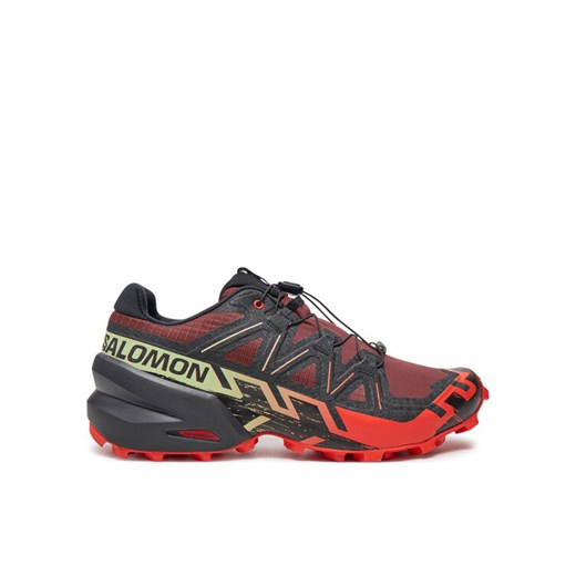 Buty do biegania Salomon Speedcross 6 L47581500 Czerwony ze sklepu eobuwie.pl w kategorii Buty sportowe męskie - zdjęcie 182096892