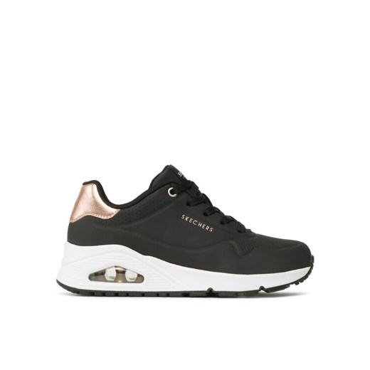 Sneakersy Skechers Uno Golden Air 177094 Czarny ze sklepu eobuwie.pl w kategorii Buty sportowe damskie - zdjęcie 182096921