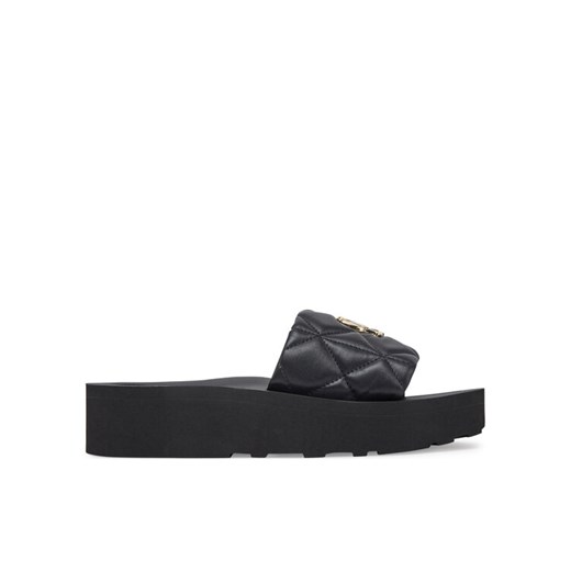 Klapki LOVE MOSCHINO JA28014I1MIE0000 Czarny ze sklepu eobuwie.pl w kategorii Klapki damskie - zdjęcie 182096942