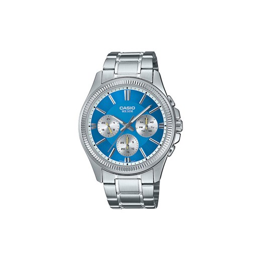 Zegarek Casio MTP-1375PD-2A2VEF Srebrny ze sklepu eobuwie.pl w kategorii Zegarki - zdjęcie 182097003