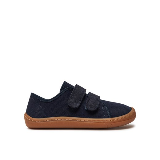 Sneakersy Froddo Barefoot Canvas G1700379-8 D Granatowy ze sklepu eobuwie.pl w kategorii Trampki dziecięce - zdjęcie 182097071