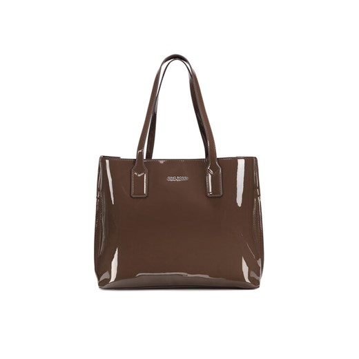 Torebka Gino Rossi TYLO-0267-P Brązowy ze sklepu eobuwie.pl w kategorii Torby Shopper bag - zdjęcie 182097414