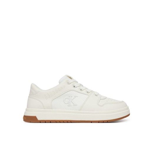 Sneakersy Calvin Klein Jeans Low Cut Lace-Up Sneaker V3X9-82093-1697 Biały ze sklepu eobuwie.pl w kategorii Buty sportowe dziecięce - zdjęcie 182097453