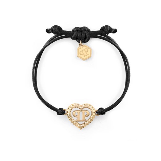 Bransoletka PHILIPP PLEIN Plein Rocked Heart PJZEA09BU Czarny ze sklepu eobuwie.pl w kategorii Bransoletki - zdjęcie 182097511