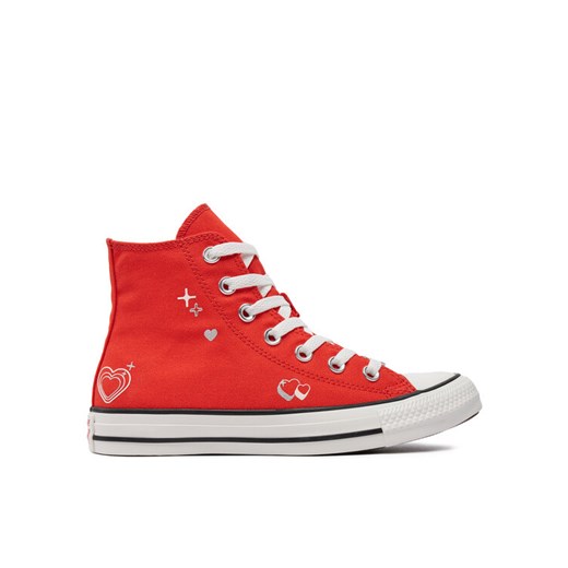 Trampki Converse Chuck Taylor All Star Y2K Heart A09117C Czerwony ze sklepu eobuwie.pl w kategorii Trampki damskie - zdjęcie 182097514