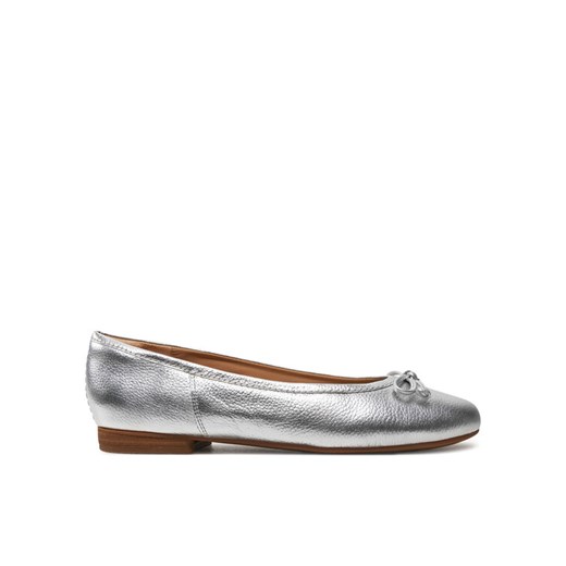 Baleriny Clarks Fawna Lily 26176380 Srebrny ze sklepu eobuwie.pl w kategorii Balerinki - zdjęcie 182097540
