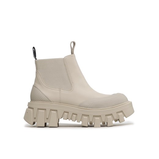 Sztyblety Tommy Jeans Rubber Rain EN0EN02234 Écru ze sklepu eobuwie.pl w kategorii Botki - zdjęcie 182097552