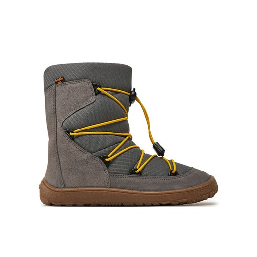 Kozaki Froddo Barefoot Tex Track Wool G3160239-4 S Szary ze sklepu eobuwie.pl w kategorii Buty zimowe dziecięce - zdjęcie 182097580