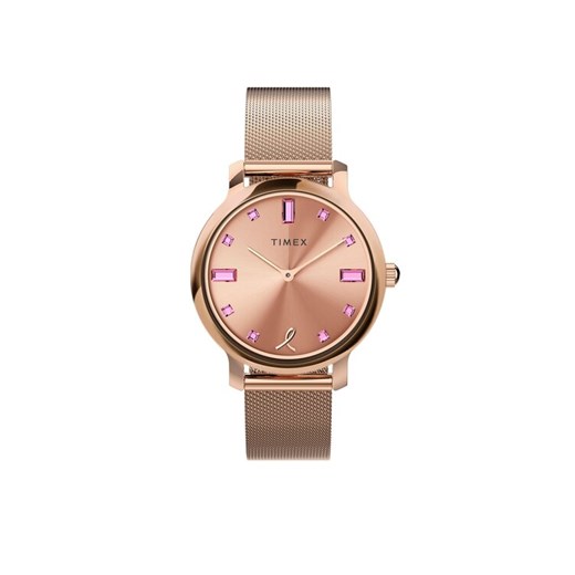 Zegarek Timex Transcend TW2V52800 Różowy ze sklepu eobuwie.pl w kategorii Zegarki - zdjęcie 182097623