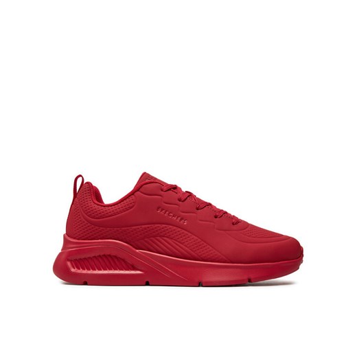Sneakersy Skechers Uno Lite-Lighter One 183120/RED Czerwony ze sklepu eobuwie.pl w kategorii Buty sportowe męskie - zdjęcie 182097624