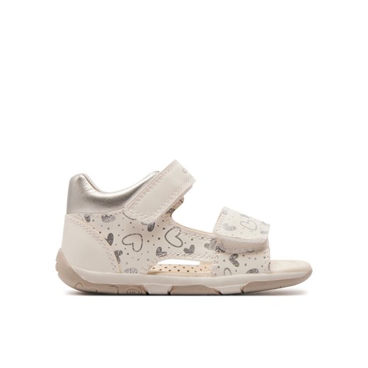 Sandały Geox B Sandal Tapuz Girl B450YA 054AJ C0007 Biały ze sklepu eobuwie.pl w kategorii Buciki niemowlęce - zdjęcie 182097731