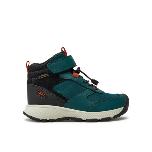 Sneakersy Keen Skua Waterproof Boot 1029629 Zielony ze sklepu eobuwie.pl w kategorii Buty sportowe dziecięce - zdjęcie 182097773
