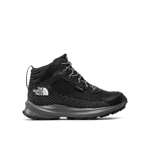 Trekkingi The North Face Fastpack Hiker Mid Wp NF0A7W5VKX71 Czarny ze sklepu eobuwie.pl w kategorii Buty trekkingowe dziecięce - zdjęcie 182097823