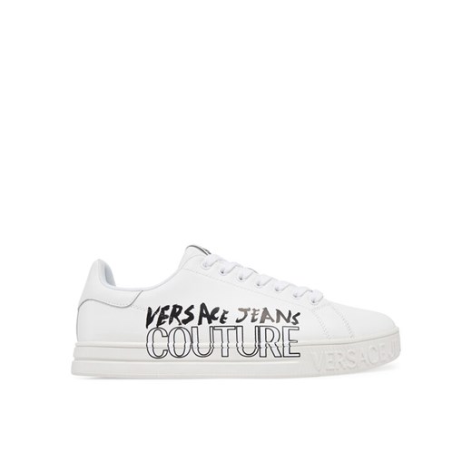 Sneakersy Versace Jeans Couture 78YA3SKC Biały ze sklepu eobuwie.pl w kategorii Buty sportowe męskie - zdjęcie 182097831
