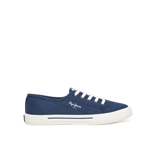 Tenisówki Pepe Jeans Brady Basic W PLS31287 Niebieski ze sklepu eobuwie.pl w kategorii Trampki damskie - zdjęcie 182097842