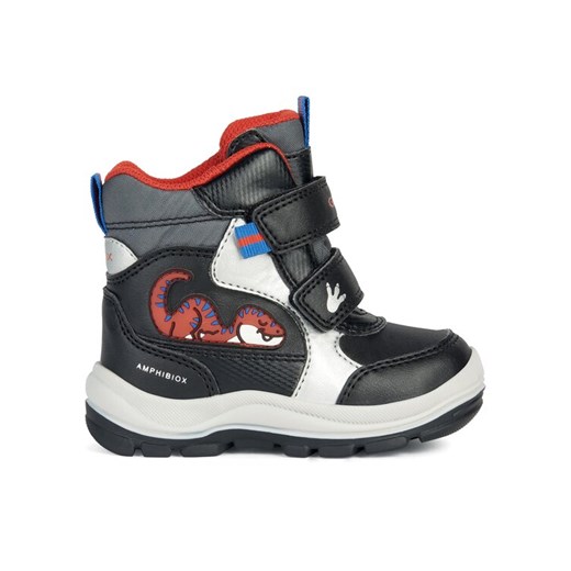Śniegowce Geox B Flanfil Boy B Abx B363VA 054FU C0245 M Czarny ze sklepu eobuwie.pl w kategorii Buty zimowe dziecięce - zdjęcie 182097854