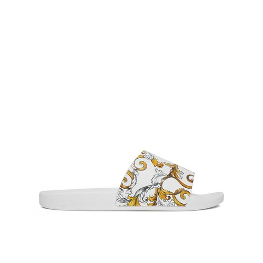 Klapki Versace Jeans Couture 78YA3SQ4 Biały ze sklepu eobuwie.pl w kategorii Klapki męskie - zdjęcie 182097900