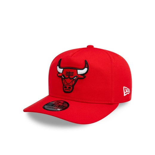 Czapka z daszkiem New Era Chicago Bulls Washed Precurved Golfer 60595274 Czerwony ze sklepu eobuwie.pl w kategorii Czapki z daszkiem męskie - zdjęcie 182097954