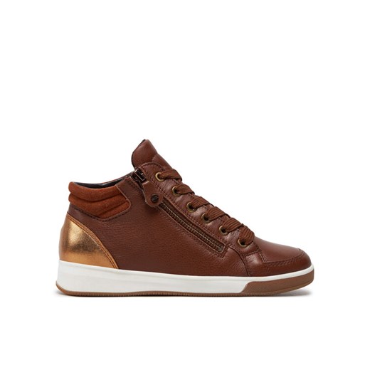 Sneakersy Ara High Soft 12-44499-18 Brązowy ze sklepu eobuwie.pl w kategorii Buty sportowe damskie - zdjęcie 182098044