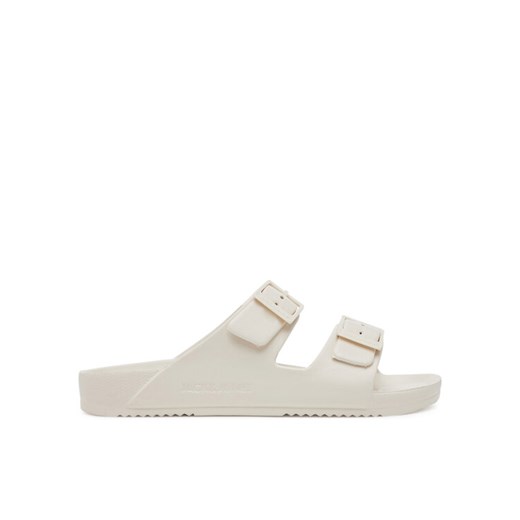 Klapki Jack&Jones Jfwcroxton 12204004 Écru ze sklepu eobuwie.pl w kategorii Klapki męskie - zdjęcie 182098061