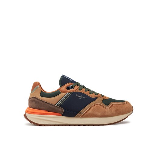 Sneakersy Pepe Jeans Buster Pro M PMS60027 Brązowy Pepe Jeans 40 eobuwie.pl