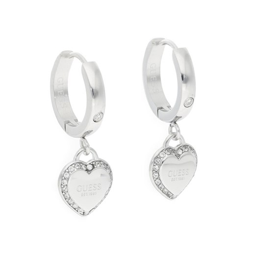 Kolczyk Guess JUBE01 426JW Srebrny ze sklepu eobuwie.pl w kategorii Kolczyki - zdjęcie 182098164