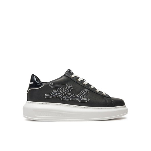 Sneakersy KARL LAGERFELD Kapri KL62511A Czarny ze sklepu eobuwie.pl w kategorii Buty sportowe damskie - zdjęcie 182098194