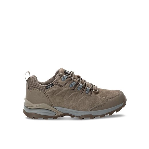 Trekkingi Jack Wolfskin Refugio Texapore Low W 4050821 Brązowy ze sklepu eobuwie.pl w kategorii Buty trekkingowe damskie - zdjęcie 182098240