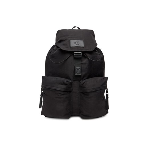 Plecak Calvin Klein Jeans Metro Nylon Flap Bp 43 Ny LV04G3085G Czarny ze sklepu eobuwie.pl w kategorii Plecaki - zdjęcie 182098274