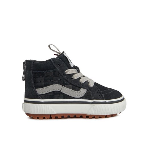 Sneakersy Vans Td Sk8-Hi Zip Mte-1 VN0A5HZ3BMA1 Czarny ze sklepu eobuwie.pl w kategorii Trampki dziecięce - zdjęcie 182098400