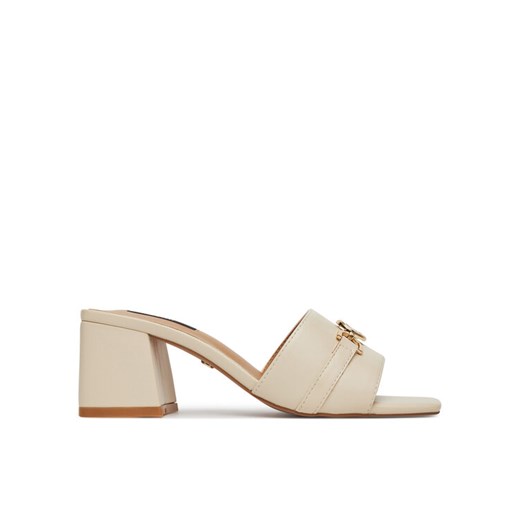 Klapki Nine West R25SS04465 Beżowy ze sklepu eobuwie.pl w kategorii Klapki damskie - zdjęcie 182098414