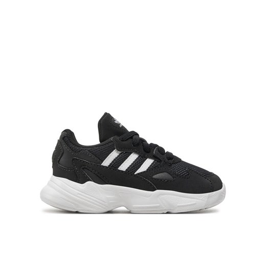 Sneakersy adidas Falcon El I IF1100 Czarny ze sklepu eobuwie.pl w kategorii Buty sportowe dziecięce - zdjęcie 182098420